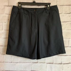 Nike Dri Fit Shorts, High Rise, Button Front, 12